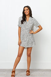 Robe en mousseline blanche